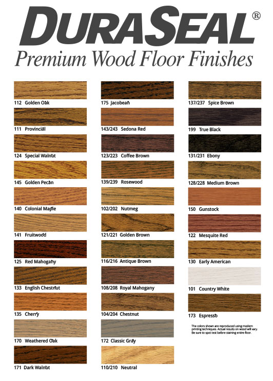Duraseal Premium Flooring finishes